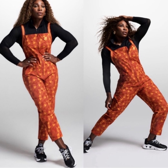 🎾😎 NIKE SERENA WILLIAMS ZIP FRONT LOOSE-FIT TENNIS OVERALLS NWT BRAND NEW 🔥 - Picture 7 of 7